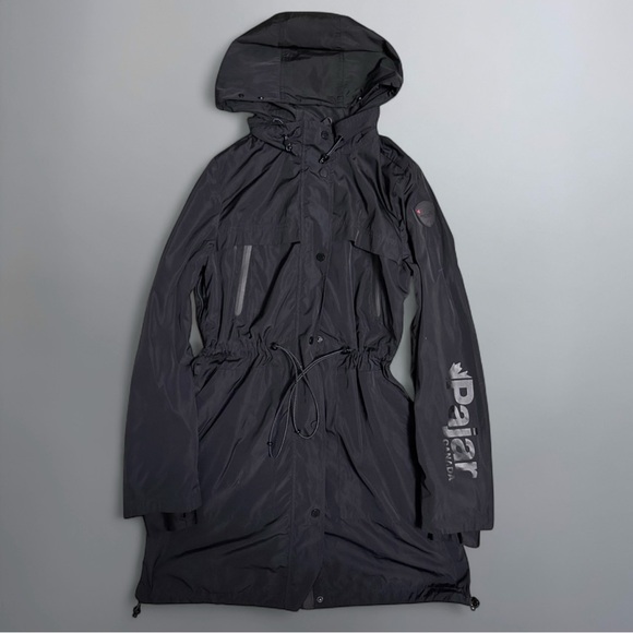 Pajar “Jackie” Drawstring Waist Black Jacket - Picture 2 of 10